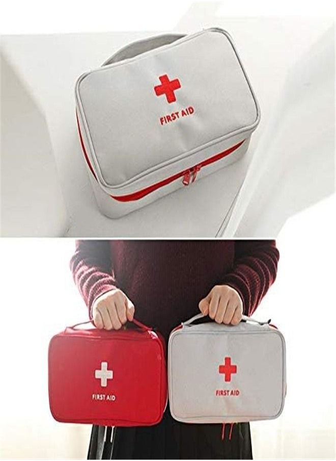 Goolsky Goolsky First Aid Kit Bag Empty for Home Outdoor Travel Camping Hiking, Mini Empty Medical Storage Bag Portable Pouch (Red)  - Image 5