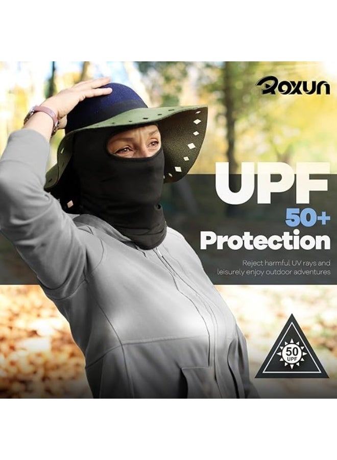 Balaclava Ski Mask, 5 Pack Neck Gaiter Motorcycle Scarf Summer Cooling UV Protector Men/Women - Image 4