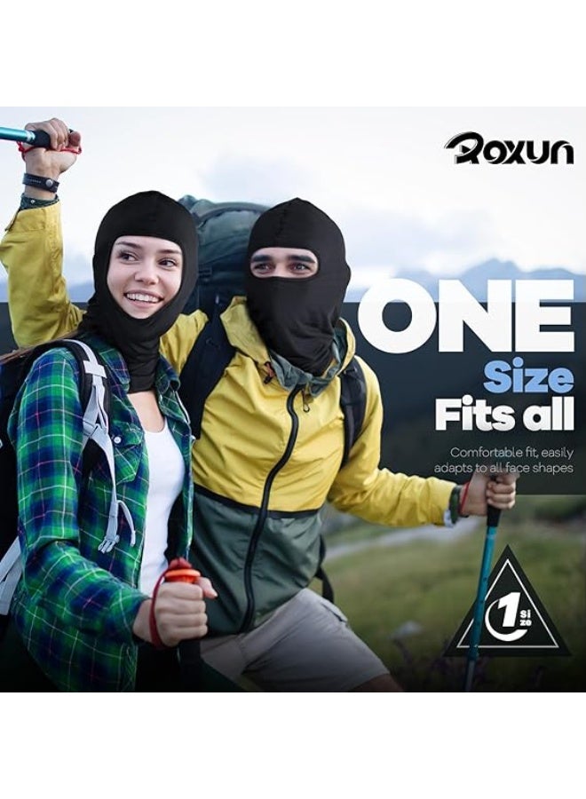 Balaclava Ski Mask, 5 Pack Neck Gaiter Motorcycle Scarf Summer Cooling UV Protector Men/Women - Image 5