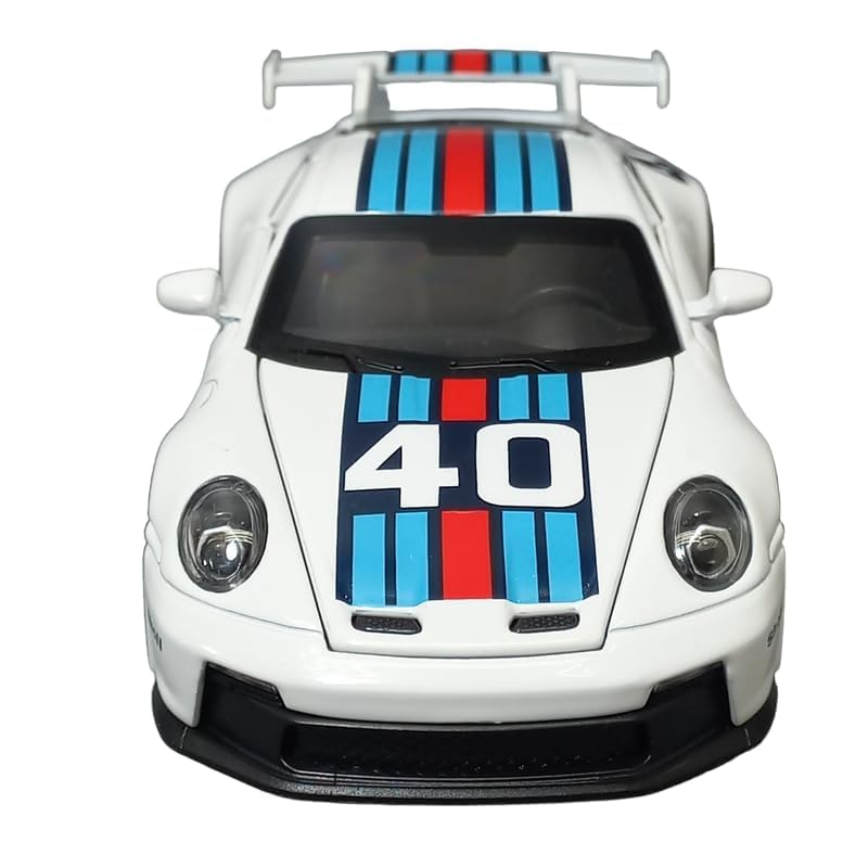 DEOXY 1:32 Scale Metal Martini Alloy Scale Model Car Toy - Simulation Collection Model Toy Car (Martini White) - Image 5