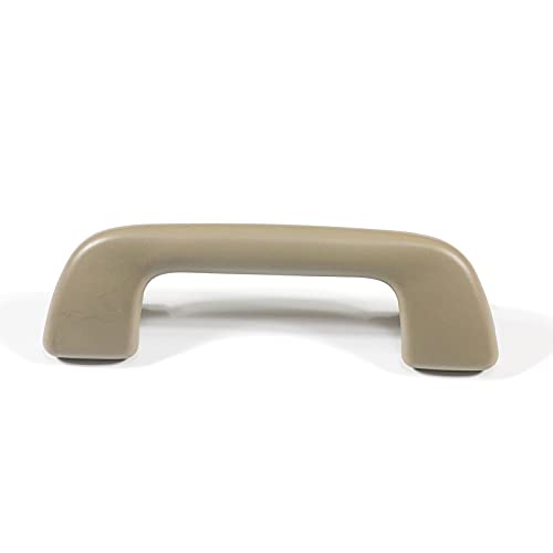 Krobelus Auto Roof Pull Handle Grab Rail Grey with Hook LH=RH Universal for Toyota for Corolla for Rav4 Yaris Vios OEM:74610-52020 (Front Handrail Without Hook(Beige) 1Pcs) - Image 1