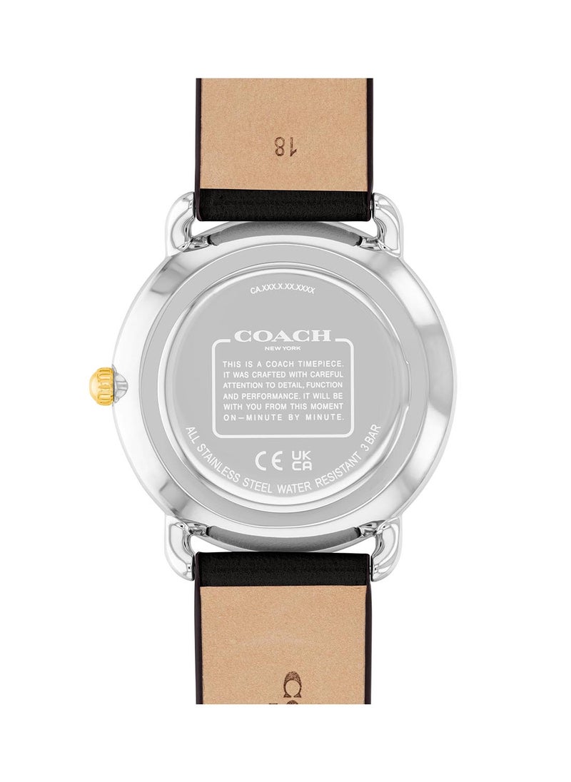 COACH - Women's Analog Round Shape Leather Wrist Watch 14504198 - 36 Mm - Image 1