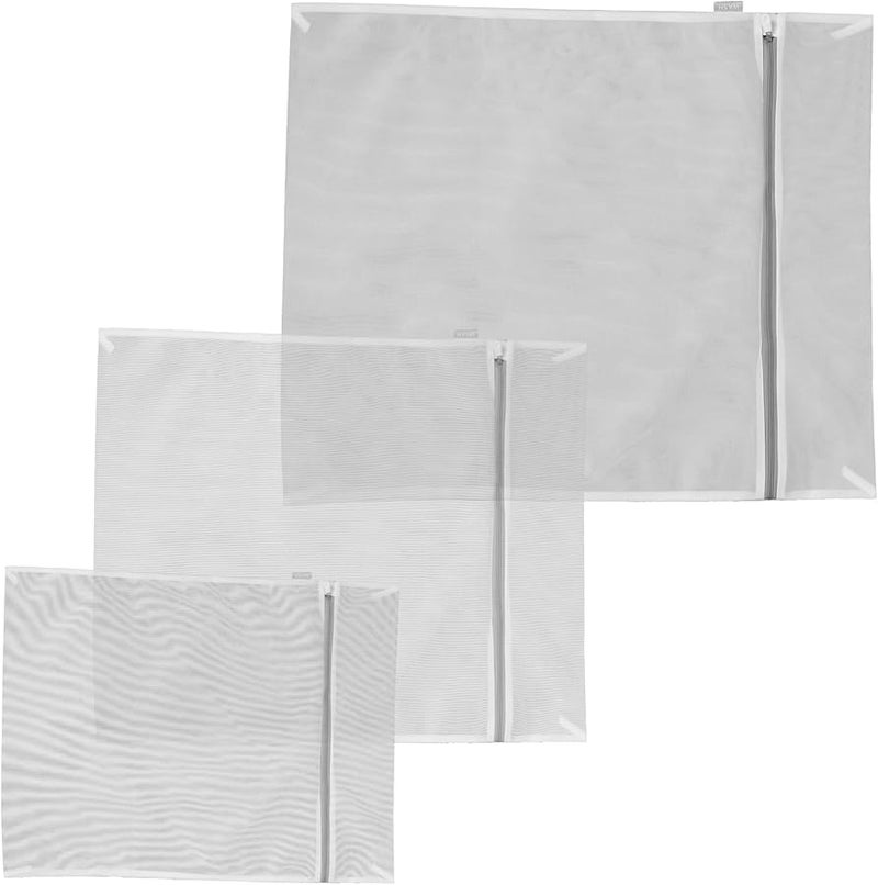 VICASKY 3Pcs Thickened Mesh Laundry Bags Set Small Medium Large For Delicates Protection - Image 1