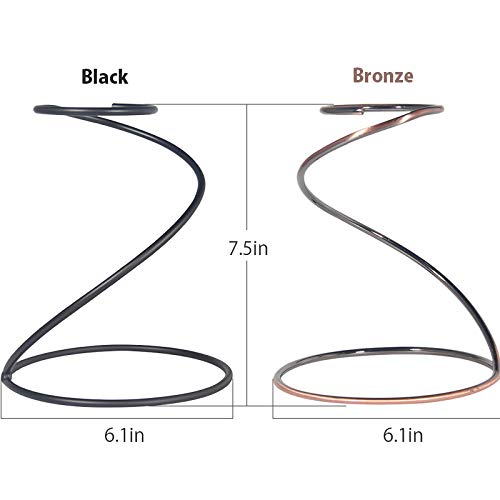 TINTON LIFE Reusable Metal Pour Over Coffee Dripper Stand Circinate Shaped,Bronze - Image 2