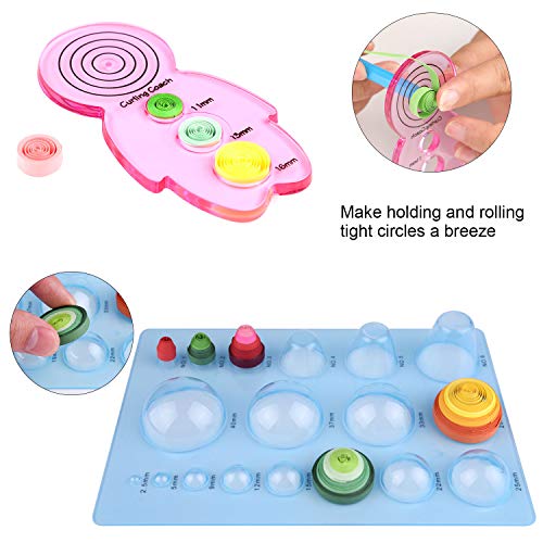 TUPARKA 19 Pcs Paper Quilling Kits 45 Colors 900 Strips Quilling Art Paper DIY Craft - Image 5