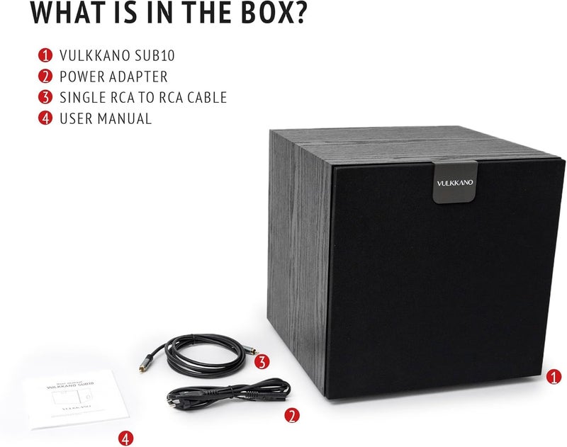 SUB10 Active Subwoofer Black - Image 4