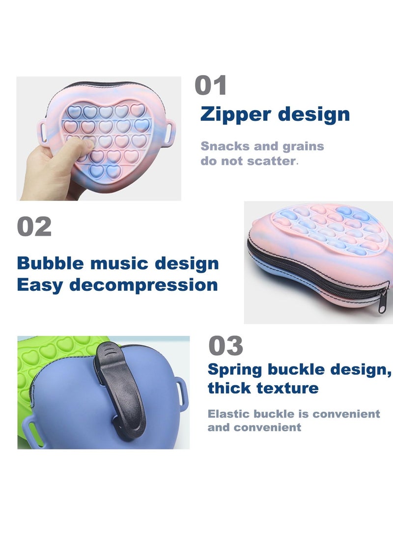 Excefore Silicone Dog Treat Pouch, 2 PCS Dog Training Treat Pouch for Leash, Small Dog Training Bag with Waist Belt and Waist Clip, Pet Walking Bag for Dog Training or Walking, Zipper Design, Easy to Clean - Image 5