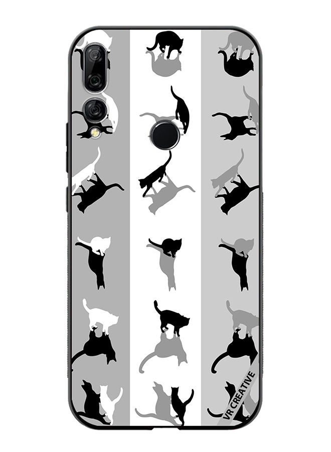 VR CREATIVE Protective Case Cover For Huawei Y9 Prime 2019 Cats Spook Design Multicolour - Image 1