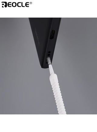 طقم سدادات غبار USB-C ١٤ قطعة مع فرشاة تنظيف لوحة مفاتيح غطاء منفذ الغبار آيفون ١٥ ١٦ نايلون متين منظف فرشاة توافق مثالي للهواتف المحمولة وأجهزة الكمبيوتر - view 4