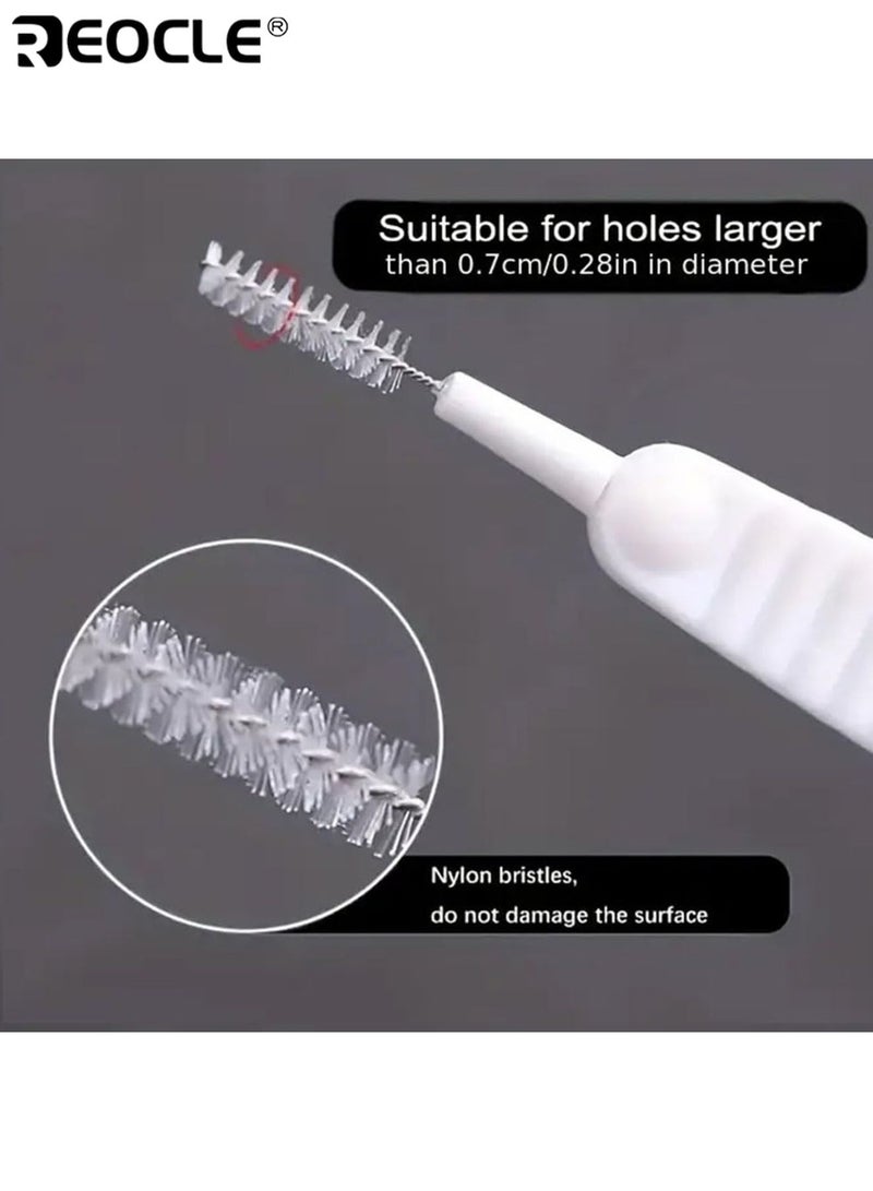 REOCLE 14pcs USB-C Dust Plug Set with Key Board Cleaning Brush Dust Port Cover for Iphone 15 16 Durable Nylon Brush Cleaner Perfect Compatibility Suitable for Mobile Phones and Computers - Image 2