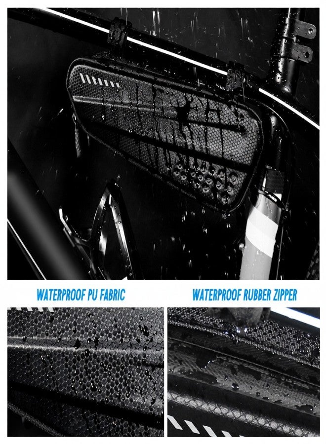 WILD MAN Bicycle Top Tube Bag Waterproof Hard Shell Bicycle Frame Bag Road Mountain Bike Storage Case Cycling Pouch Bicycle Accessories - Image 4