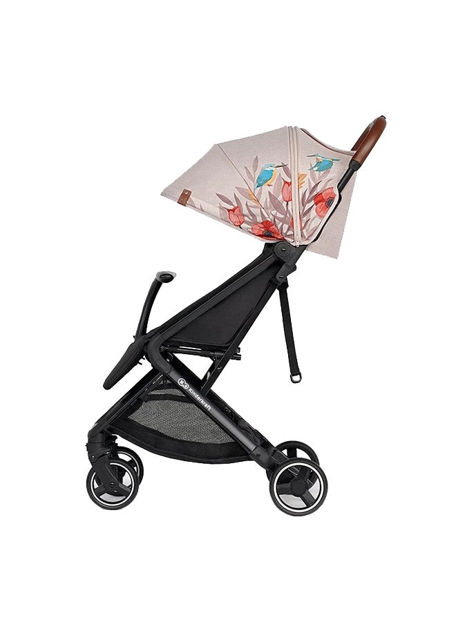 Kinderkraft - Kinderkraft Nubi Pushchair Bird Stroller, Lightweight, Compact, One - Click Fold, With Cup Holder And Five - Point Safety Harness - Image 1