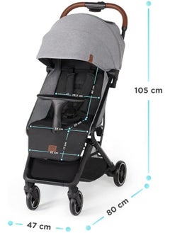 Kinderkraft Nubi Pushchair Bird Stroller, Lightweight, Compact, One - Click Fold, With Cup Holder And Five - Point Safety Harness - pzsku/ZB3B99AC42FEFBF931B7BZ/45/_/1734417335/a50f372e-be2c-4788-913f-862dc602b7fa