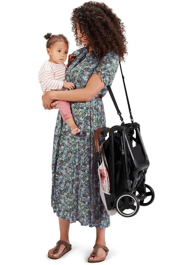Kinderkraft - Kinderkraft Nubi Pushchair Bird Stroller, Lightweight, Compact, One - Click Fold, With Cup Holder And Five - Point Safety Harness - Image 1