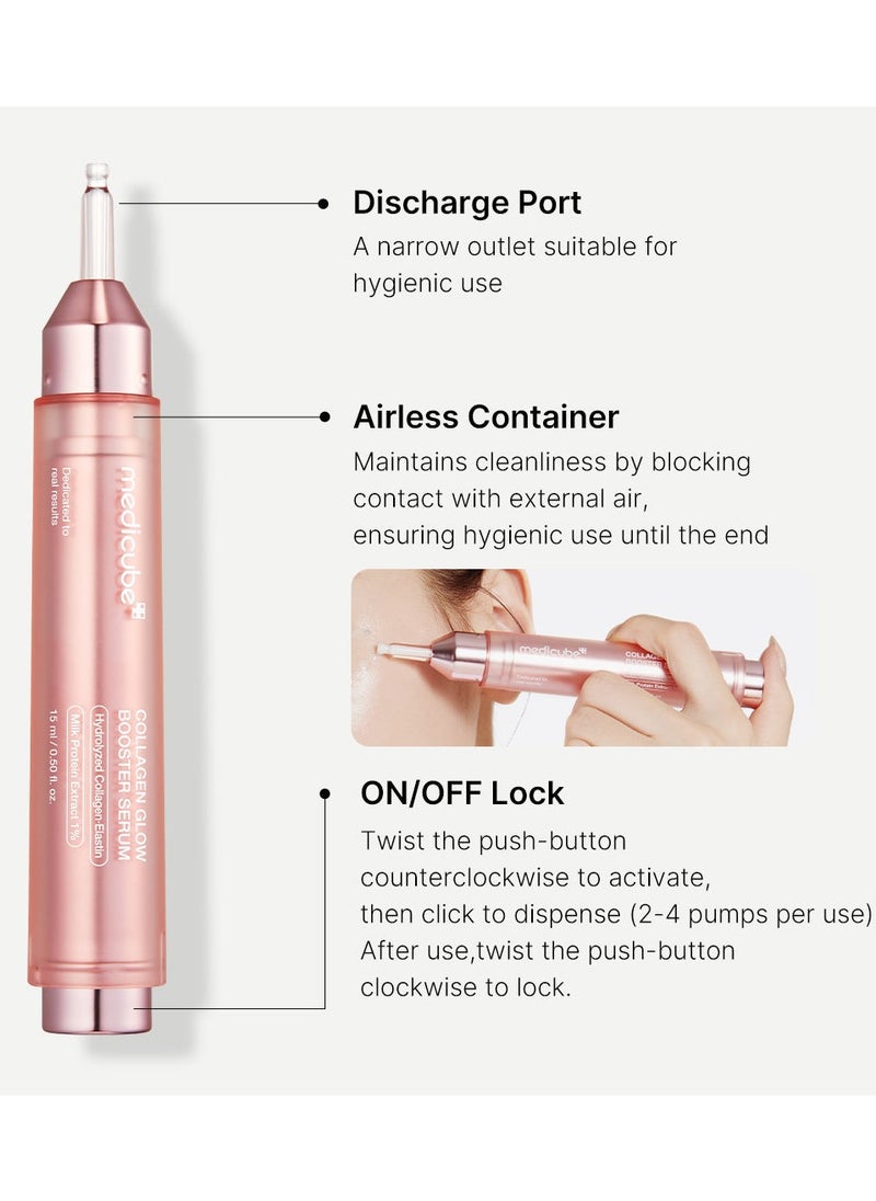 Medicube Collagen Glow Booster Serum 15 ml Made in Korea  - Image 2