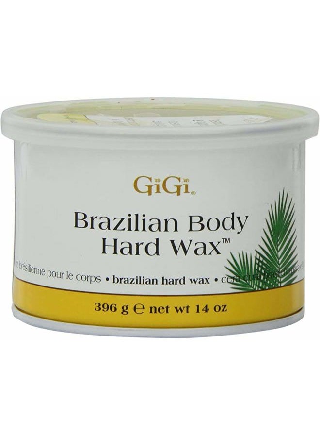 شمع الجسم البرازيلي الصلب من جيجي 14 أونصة (عبوة من 2)
