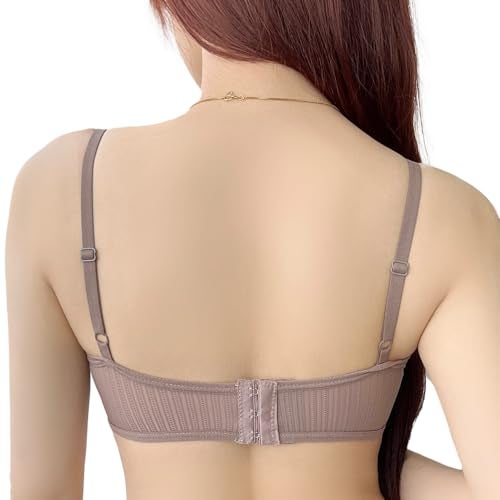 Luella Everyday Bra for Women Removable Pad, Cute Ribbon & Wireless T-Shirt Padded Bra for Women Daily Use/Fashionable Use Pink - Image 4