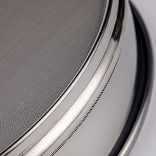 Adamas-Beta φ20×4.5cm 325 Mesh 304 Stainless Lab Sieves Economy Test Sieve 304 Stainless Steel Wire Cloth（0.043mm） - Image 4