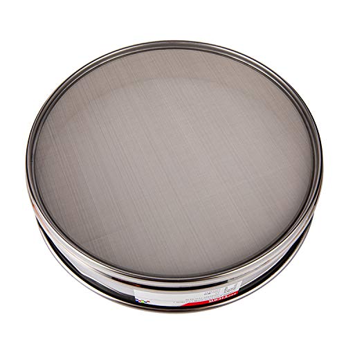 Adamas-Beta φ20×4.5cm 325 Mesh 304 Stainless Lab Sieves Economy Test Sieve 304 Stainless Steel Wire Cloth（0.043mm） - Image 3