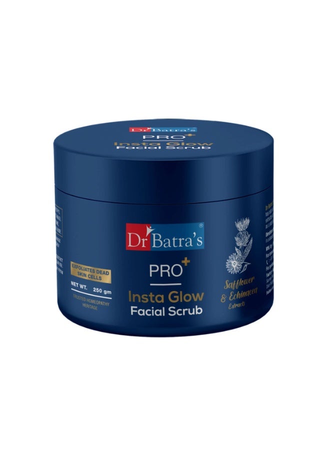 دكتور باترا مقشر الوجه PRO+ Insta Glow بالنياسيناميد من Dr Batra's، يحتوي على الإخناسيا - 250 جم - Image 1
