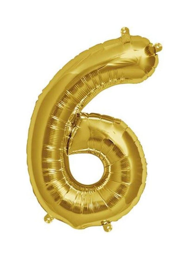 إسكدنيا بالون على شكل رقم 6 مقاس 40 بوصة