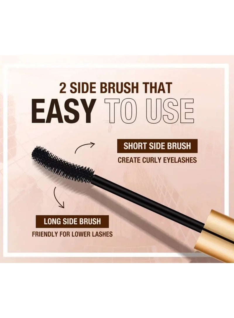 O.TWO.O Waterproof Mascara for Long-Lasting Curled Lashes, Black Beauty Makeup Product - Image 5