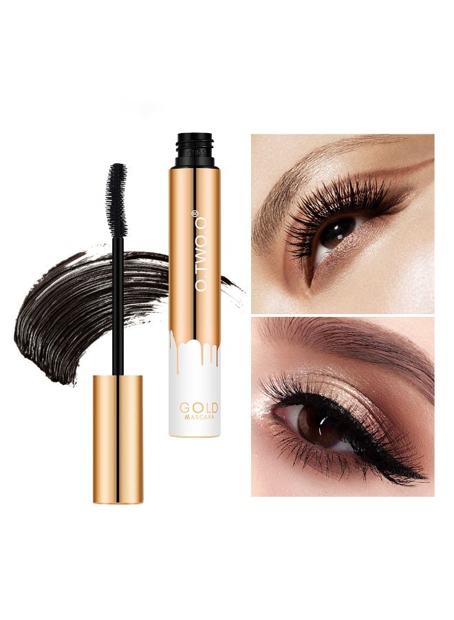 O.TWO.O Waterproof Mascara for Long-Lasting Curled Lashes, Black Beauty Makeup Product - Image 2