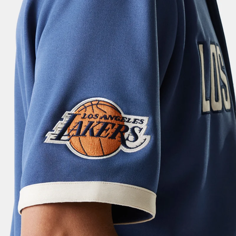 NEW ERA Men's NBA Los Angeles Lakers Snap-Button Shirt