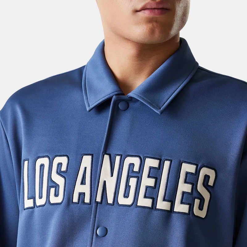 NEW ERA Blue Men's NBA Los Angeles Lakers Snap-Button Shirt for Men | Best Price UAE