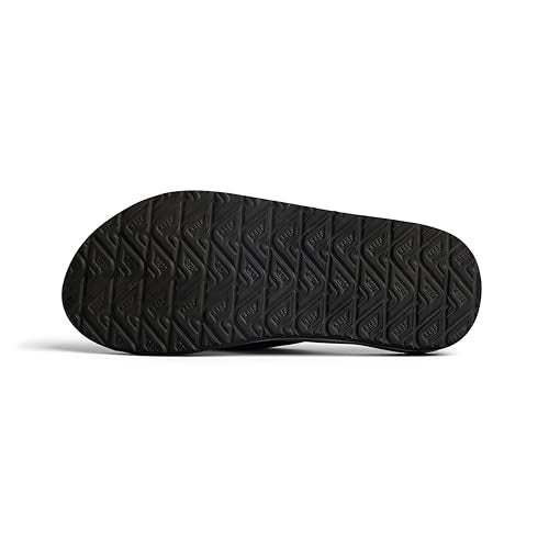 Reef Phantoms Mens Beach Flip Flop, Water Friendly, Soft and Supportive Molded Footbed, Grey/Black/Green, 11 - Image 3