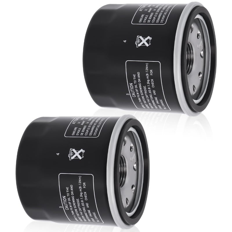 2520799 Oil Filter 3084963 Compatible with Polaris Sportsman 500 450 400 Ranger 400 500 Scrambler 500 Trail Boss 330 Trailblazer 330 Magnum 325 330 425 500 Xplorer 400 500 Xpedition 325 425 2 PCS