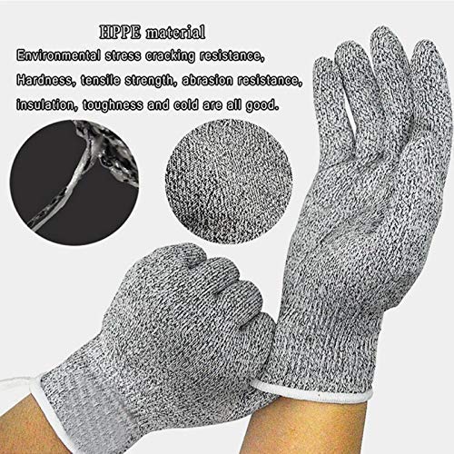 Doliva Pack of 1 Pair CutResistantGloves AntiCutting TouchScreen Safety StainlessSteel Kitchen Size XL - Image 4