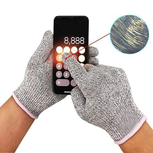 Doliva Pack of 1 Pair CutResistantGloves AntiCutting TouchScreen Safety StainlessSteel Kitchen Size XL - Image 5
