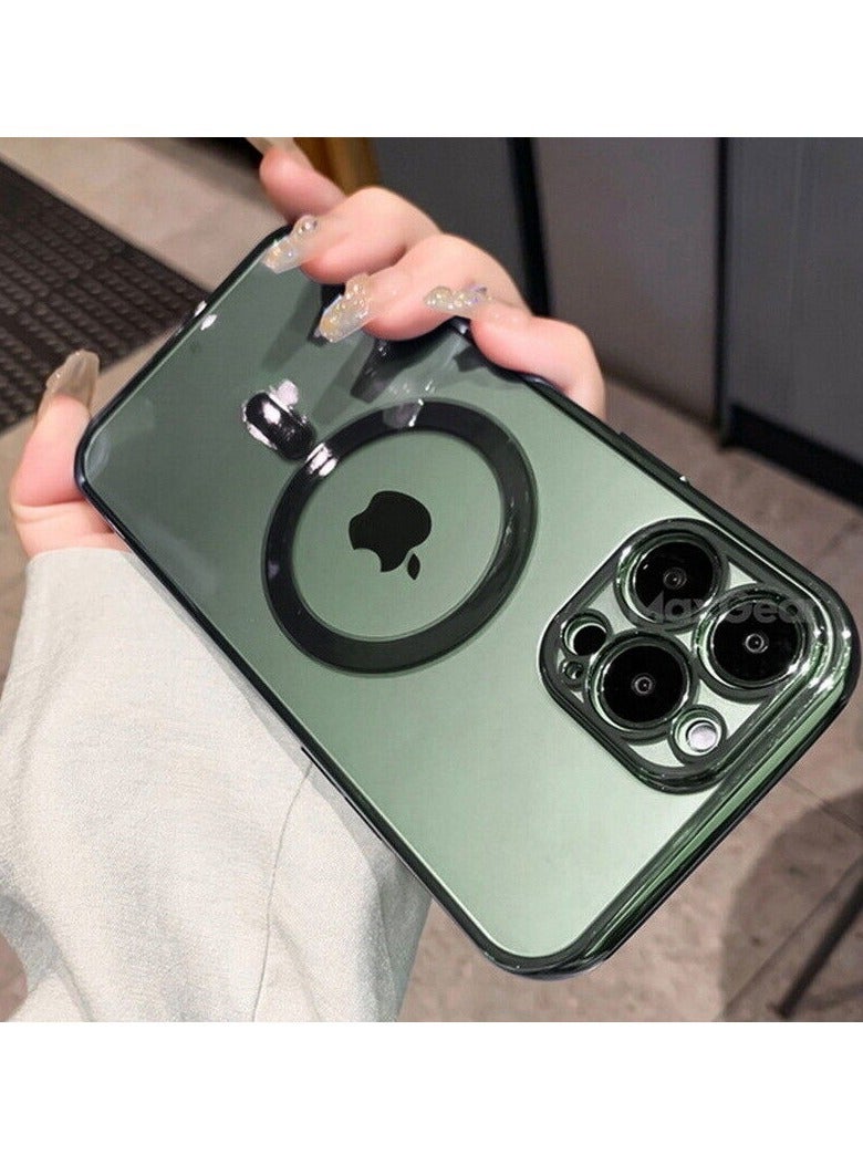 ELTRAZONE غطاء شفاف رقيق لجهاز آيفون 14 برو ماكس مع طلاء مغناطيسي MagSafe - Image 1