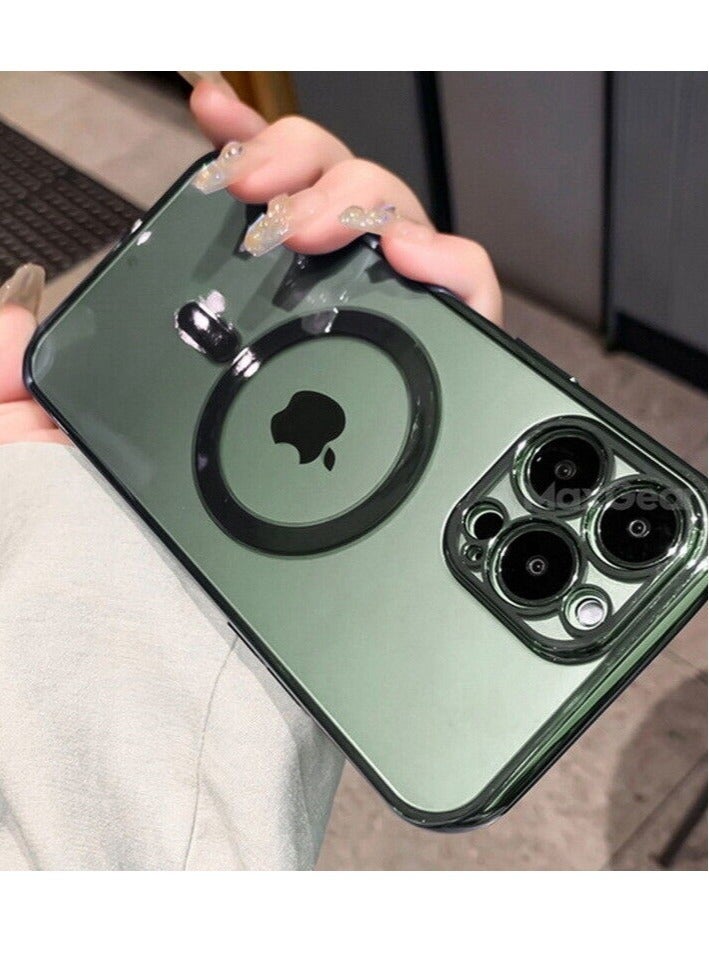 ELTRAZONE غطاء شفاف رقيق لجهاز آيفون 14 برو ماكس مع طلاء مغناطيسي MagSafe - Image 2