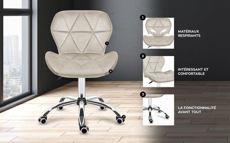 MARK ADLER Future 3.0 Swivel Office Chair Desk Chair Upholstered Chair Height Adjustable up to 130 k - Image 2