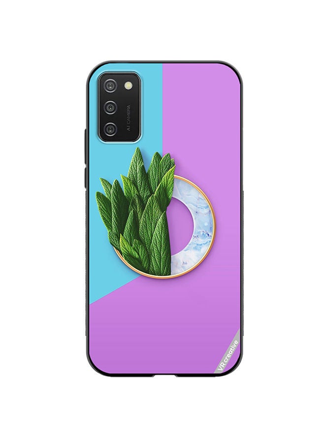 VR CREATIVE Protective Case Cover For Samsung Galaxy A03s Flower Design Multicolour - Image 1