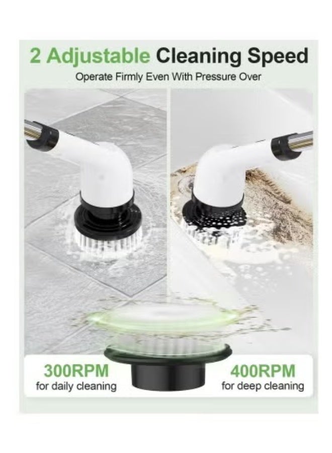 Electric Spin Scrubber with 9 Brush Heads | Powerful Electric Cleaning Brush for Household Use - Image 3