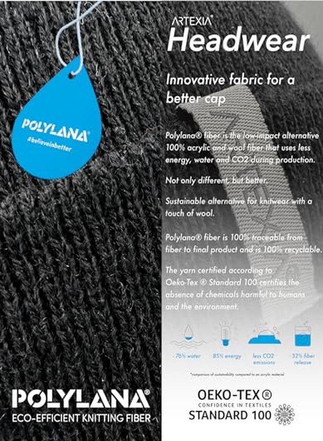 Artexia Men's Winter Beanie - Soft, Warm & Resistant, Formal Style, One Size (Black) - Image 4