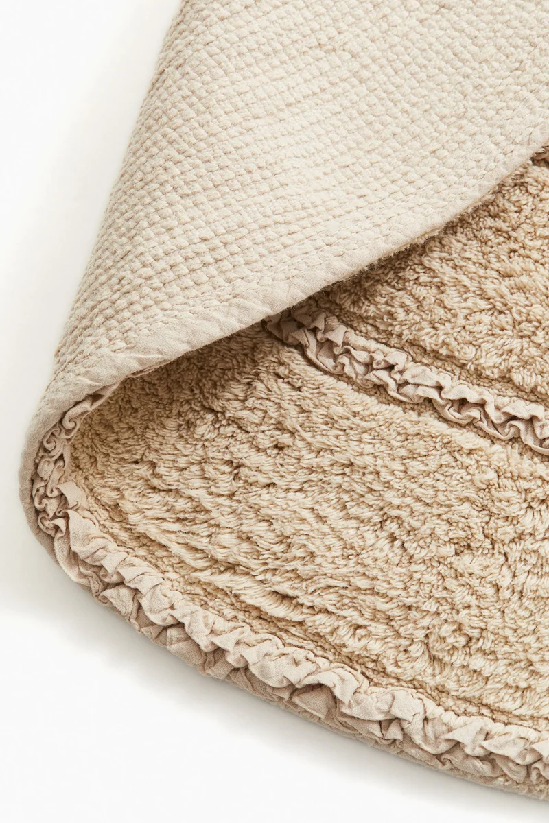 H&M Round cotton bath mat
