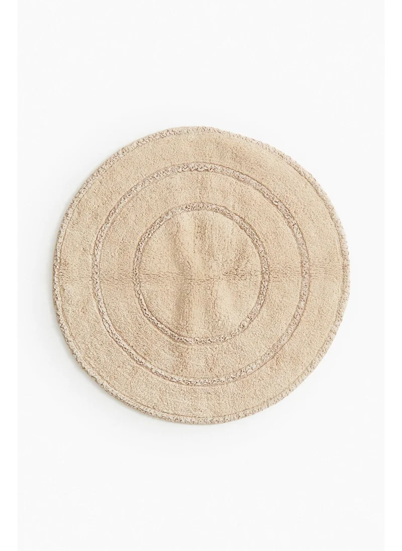 H&M Round cotton bath mat
