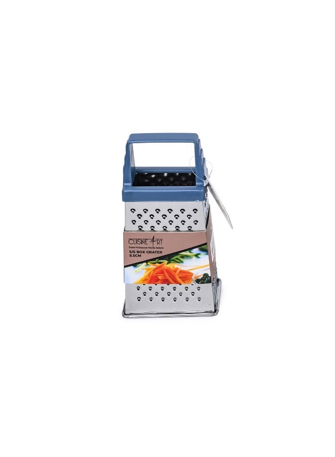 Cuisine Art 8.5cm Stainless Steel Box Grater, Assorted - 4-Sided Multipurpose, 1 Piece, Assorted - Image 3