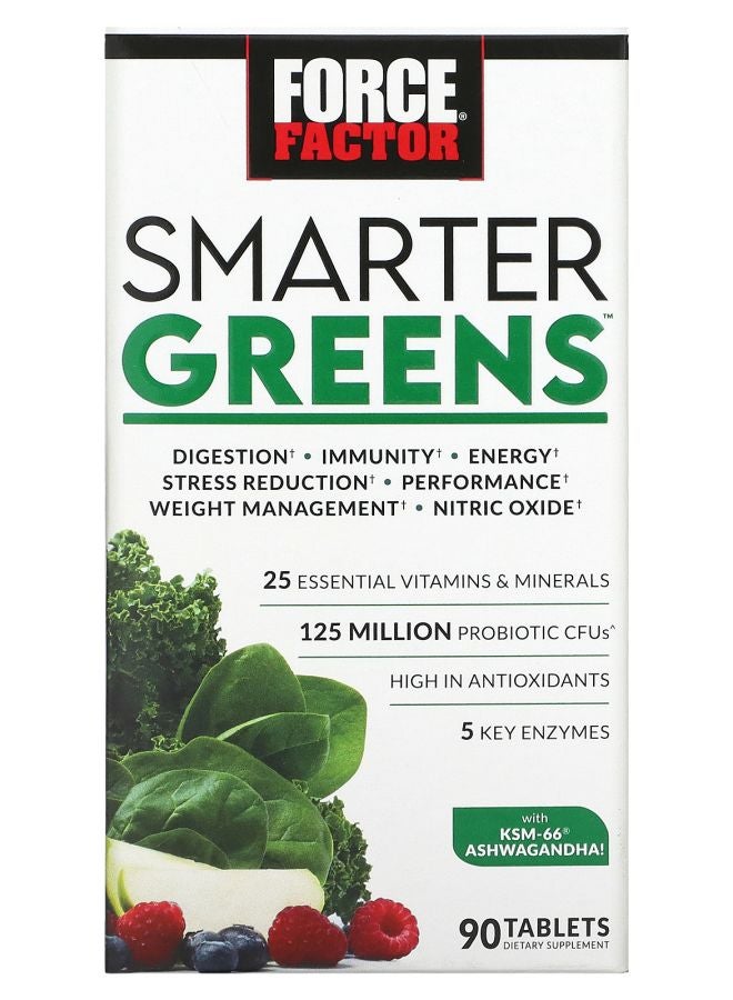 Force Factor Smarter Greens 90 Tablets