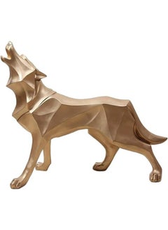 Lukadah Premium Quality Wolf Sculpture Animal Statues Figurines for Home Decor Vintage Sculpture-Home Decor/Office Decor-Showpice for Shelves  - Image 1