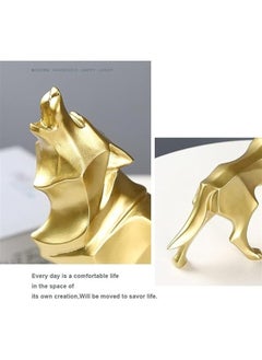 Lukadah Premium Quality Wolf Sculpture Animal Statues Figurines for Home Decor Vintage Sculpture-Home Decor/Office Decor-Showpice for Shelves  - Image 5