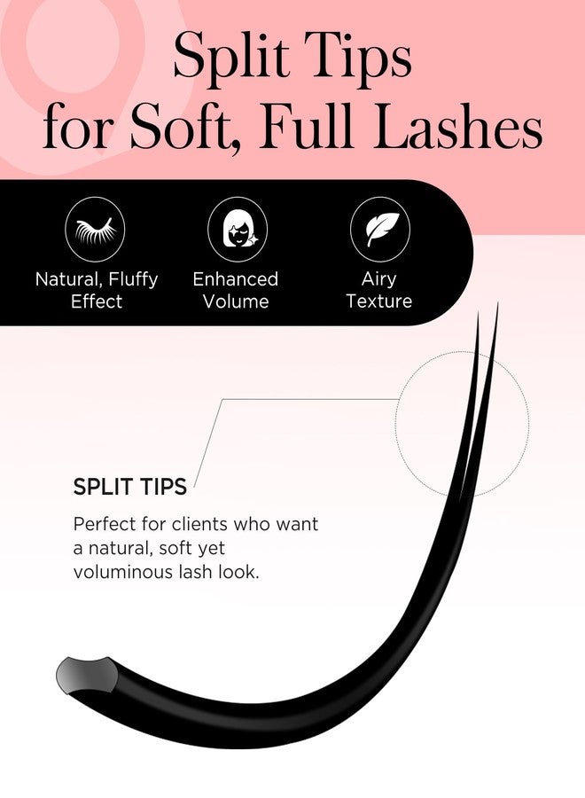 BEYELIAN Flat Eyelash Extension, Ellipse Lash Extensions 0.15 CC Curl 9-15mm 16 Rows Matte Black Eyelash Extension Supplies Classic Lash Extensions Individual Eyelashes Salon Use - Image 5
