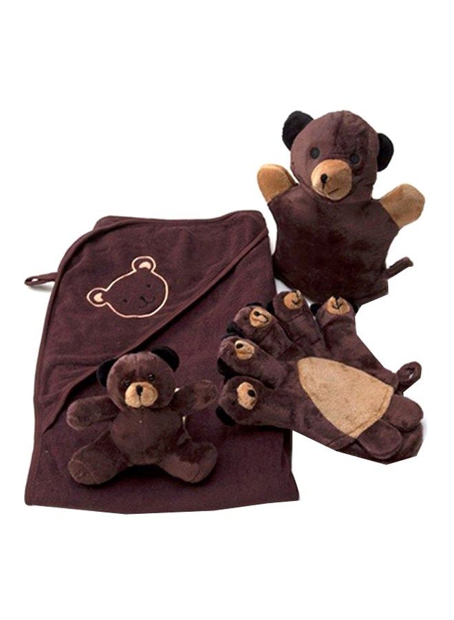 NIBEMINENT 4-Piece Bear Style Bath Set  - Image 1
