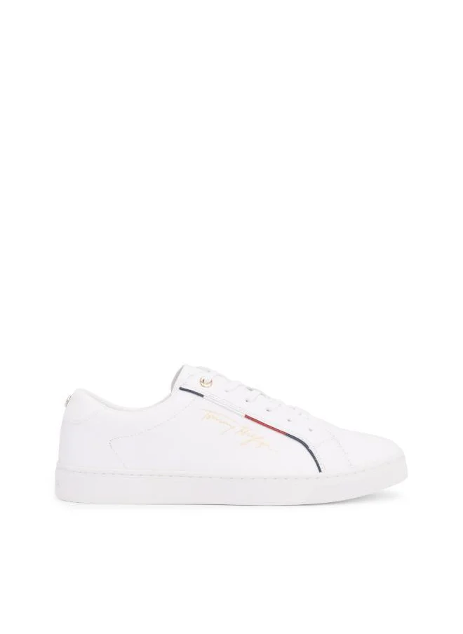 تومي هيلفيغر Signature Low Top Sneakers
