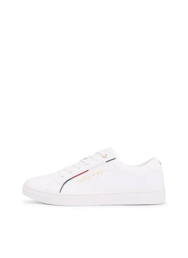 تومي هيلفيغر Signature Low Top Sneakers