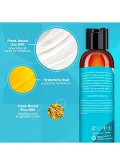 TruSkin Naturals Truskin Soothing Cleansing Milk For Face Gentle Facial Cleanser For Sensitive Skin With Plantbased Rice & Oat Milk Plus Hyaluronic Acid Gently Removes Makeup Without Stripping Skin 4.2 Fl Oz  - Image 4